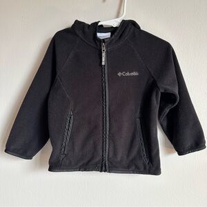 Columbia Black Fleece Jacket Kids Size 2T